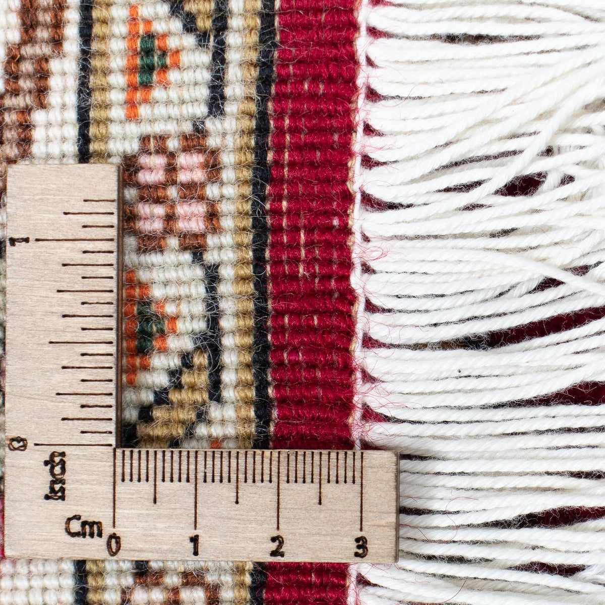 Runner Persisk matta - Tabriz - Royal - 390 x 87 cm - mörkröd