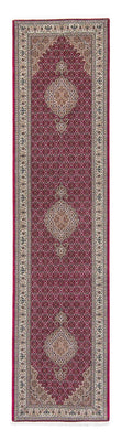 Runner Persisk matta - Tabriz - 343 x 82 cm - mörkröd