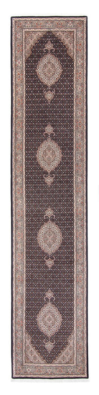 Runner Persisk matta - Tabriz - Royal - 391 x 82 cm - mörkblå