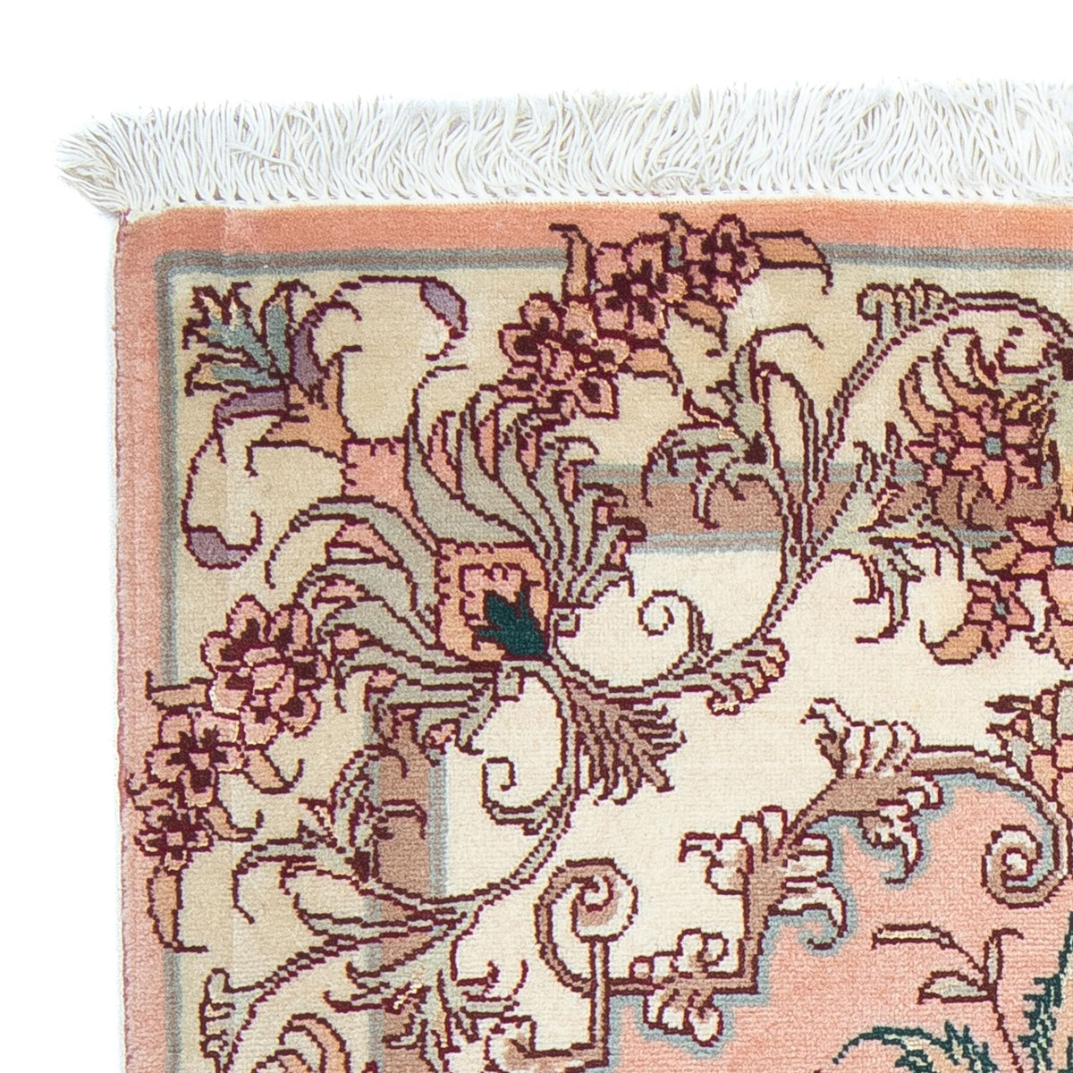 Persisk matta - Tabriz - Royal - 92 x 59 cm - ljusröd