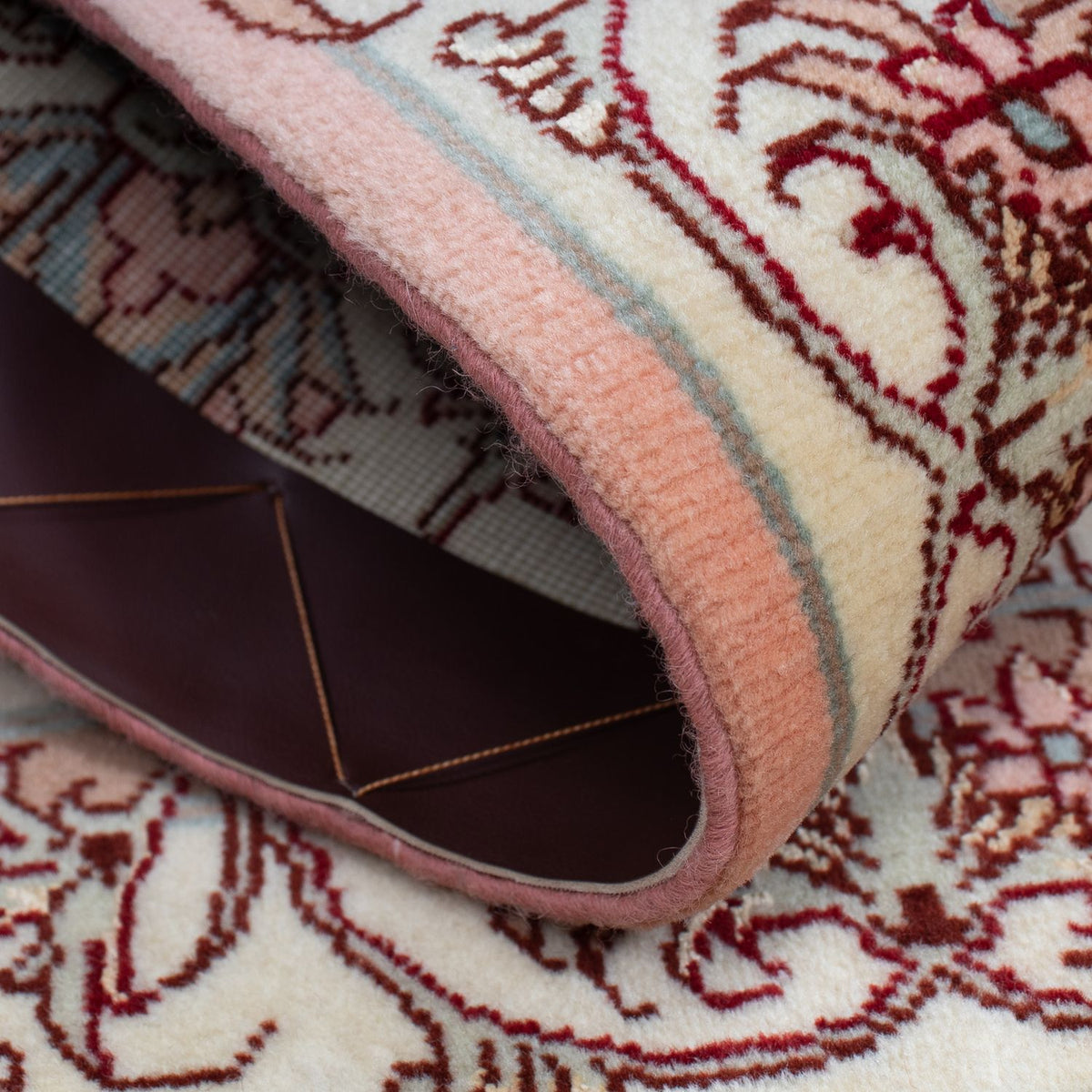 Persisk matta - Tabriz - Royal - 92 x 59 cm - ljusröd