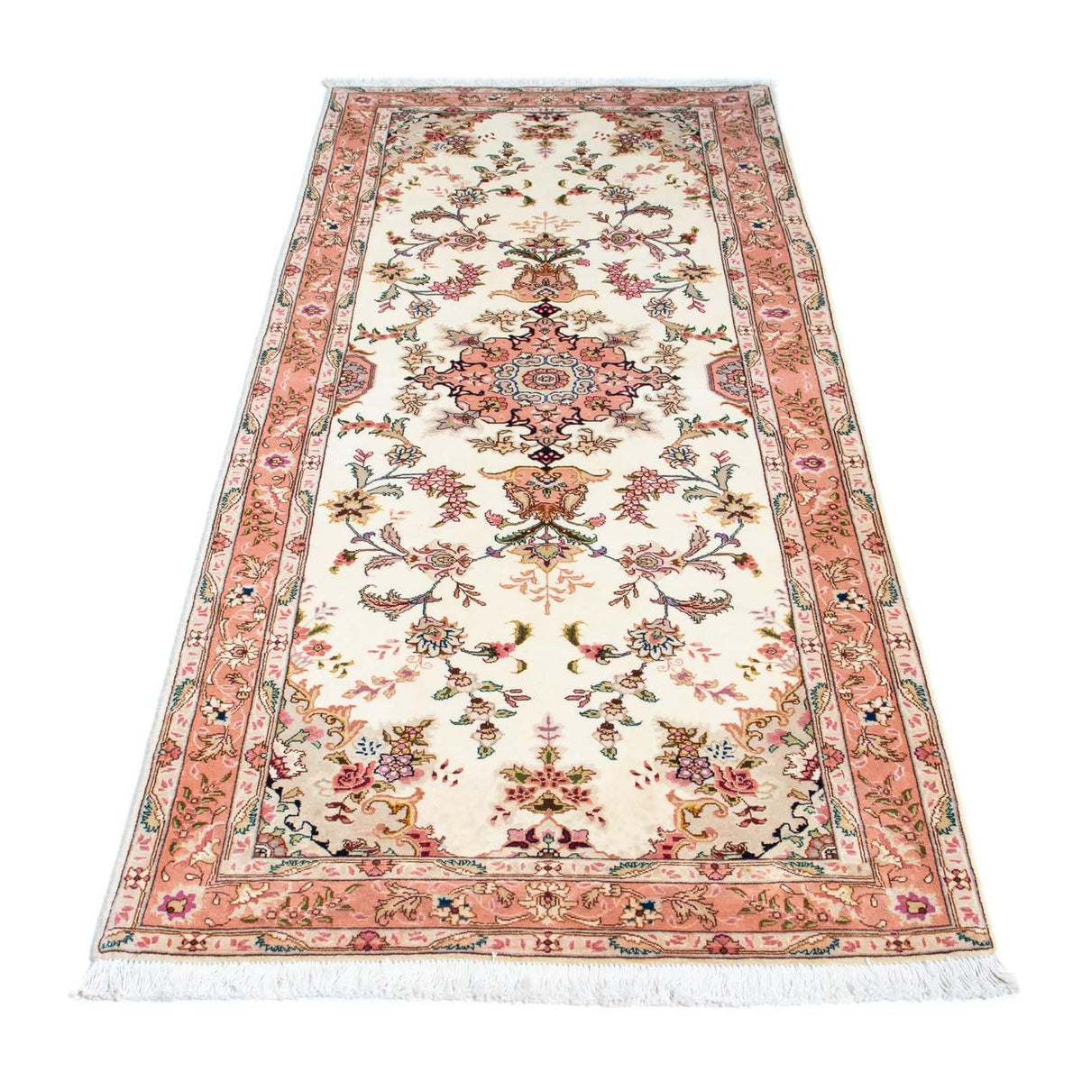 Runner Persisk matta - Tabriz - Royal - 212 x 82 cm - beige