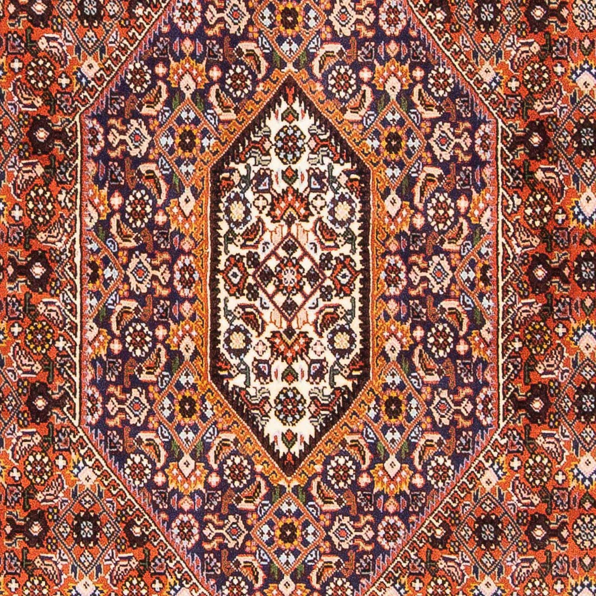 Persisk matta - Bijar - 176 x 108 cm - blå