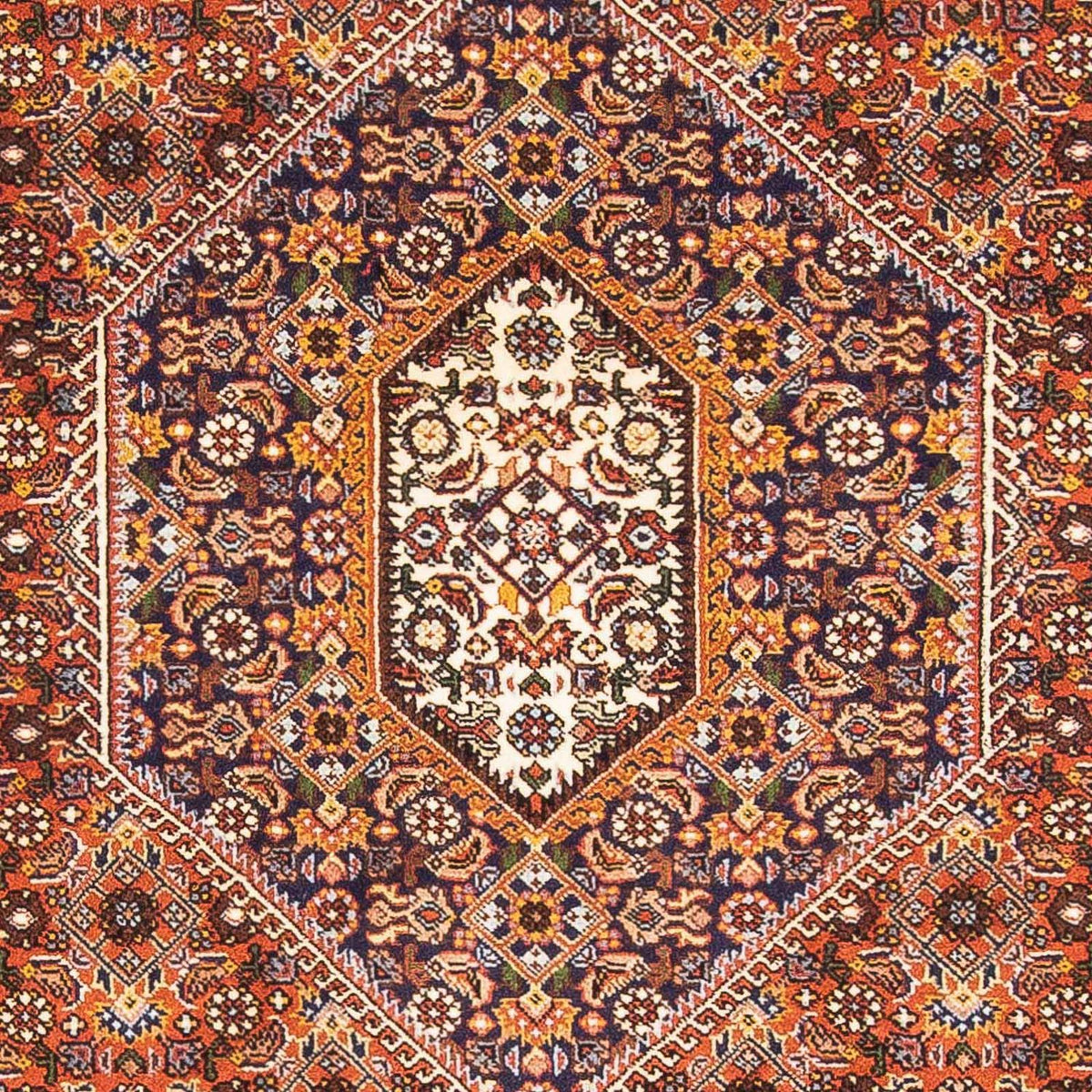 Persisk matta - Bijar - 173 x 112 cm - rosa