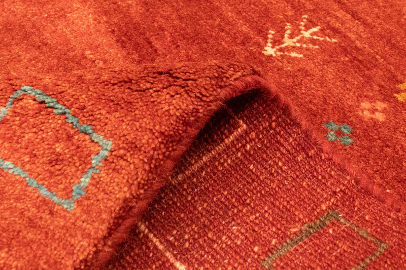 Gabbeh-matta - persisk - 220 x 170 cm - röd