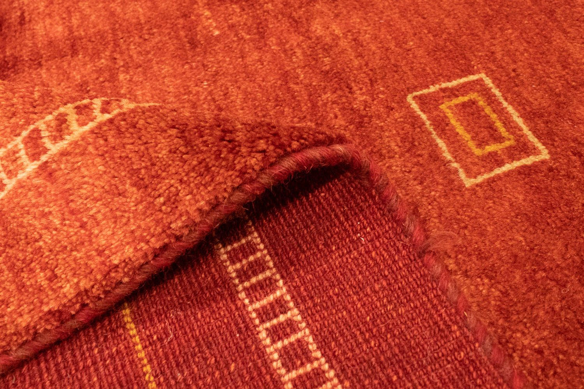 Gabbeh-matta - persisk - 236 x 171 cm - röd