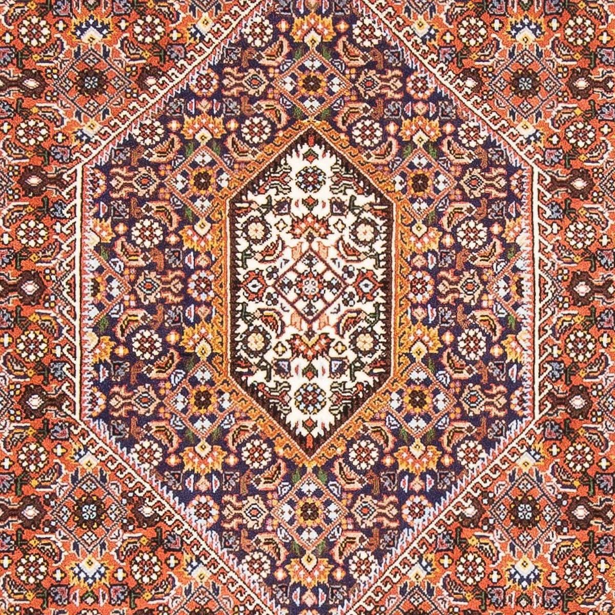 Persisk matta - Bijar - 164 x 112 cm - blå