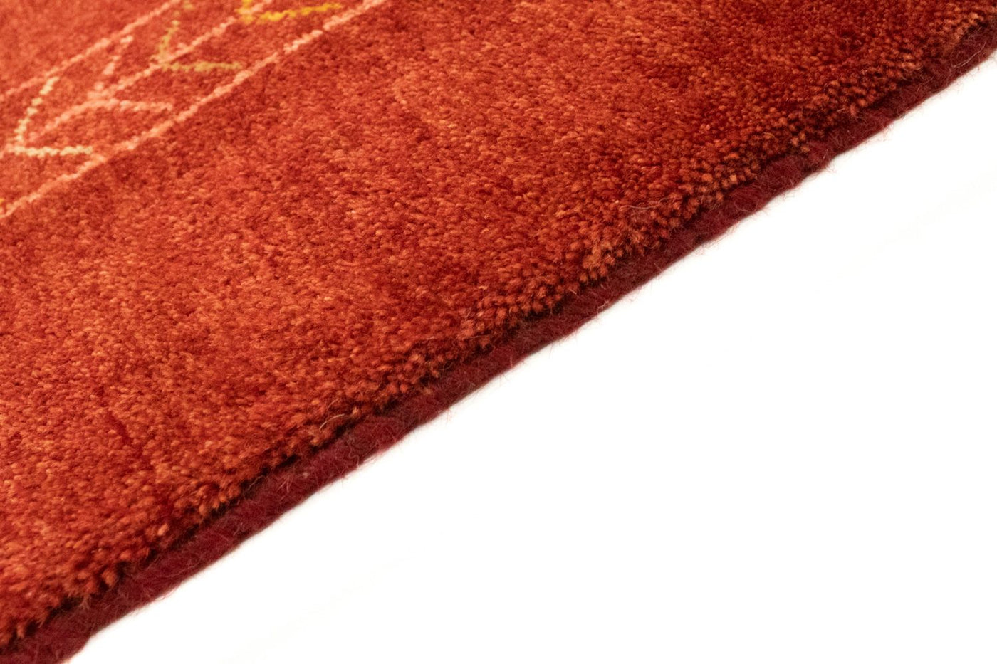 Gabbeh-matta - persisk - 240 x 168 cm - röd