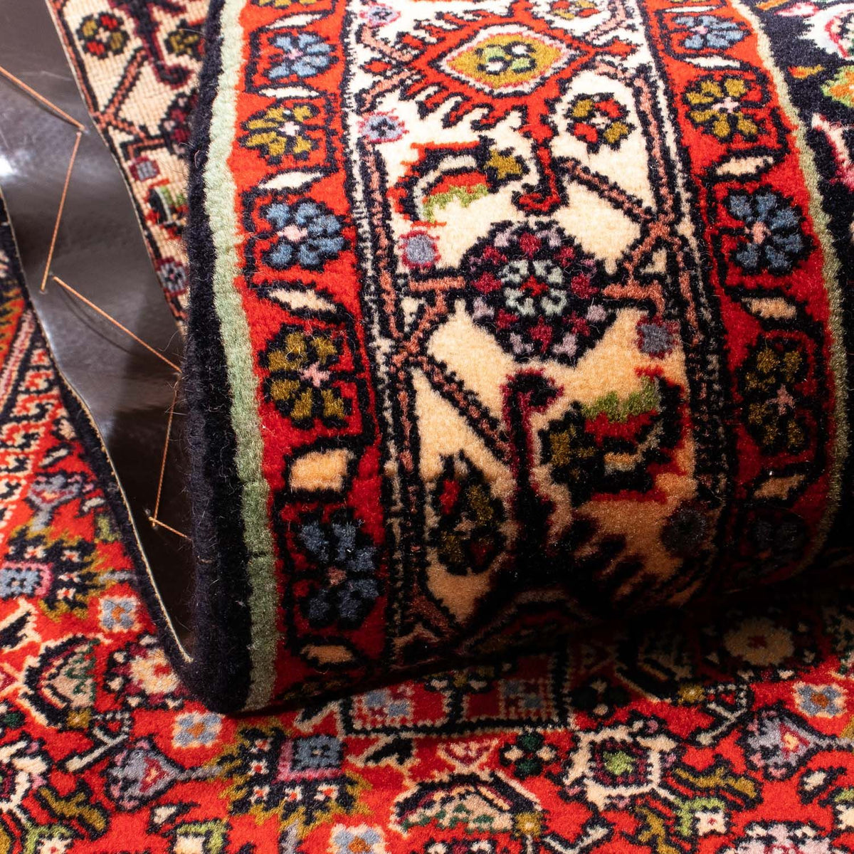 Persisk matta - Bijar - 173 x 112 cm - röd