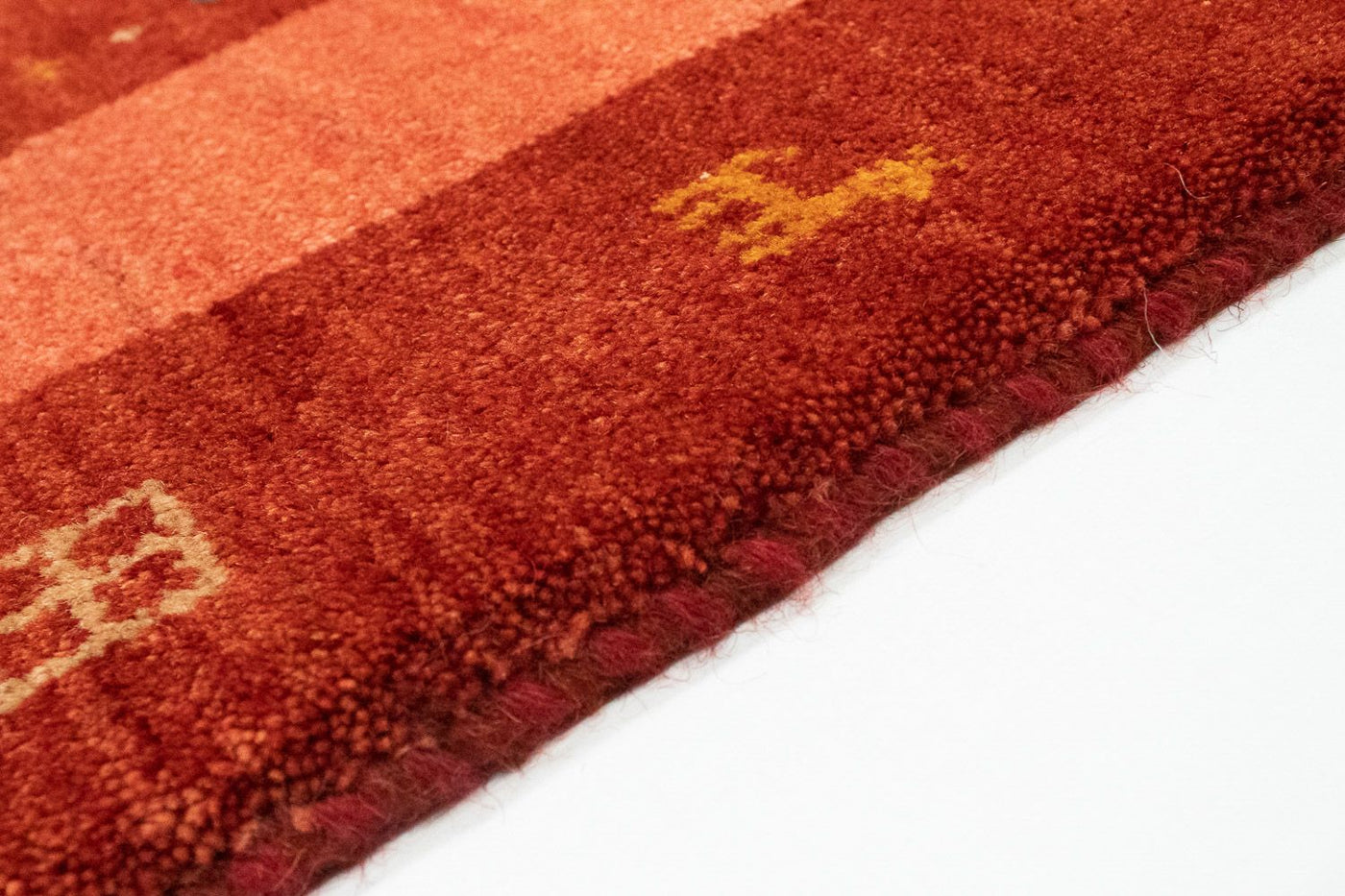Persisk Gabbeh Mattan 201x146cm - Perserteppich Wollteppich
