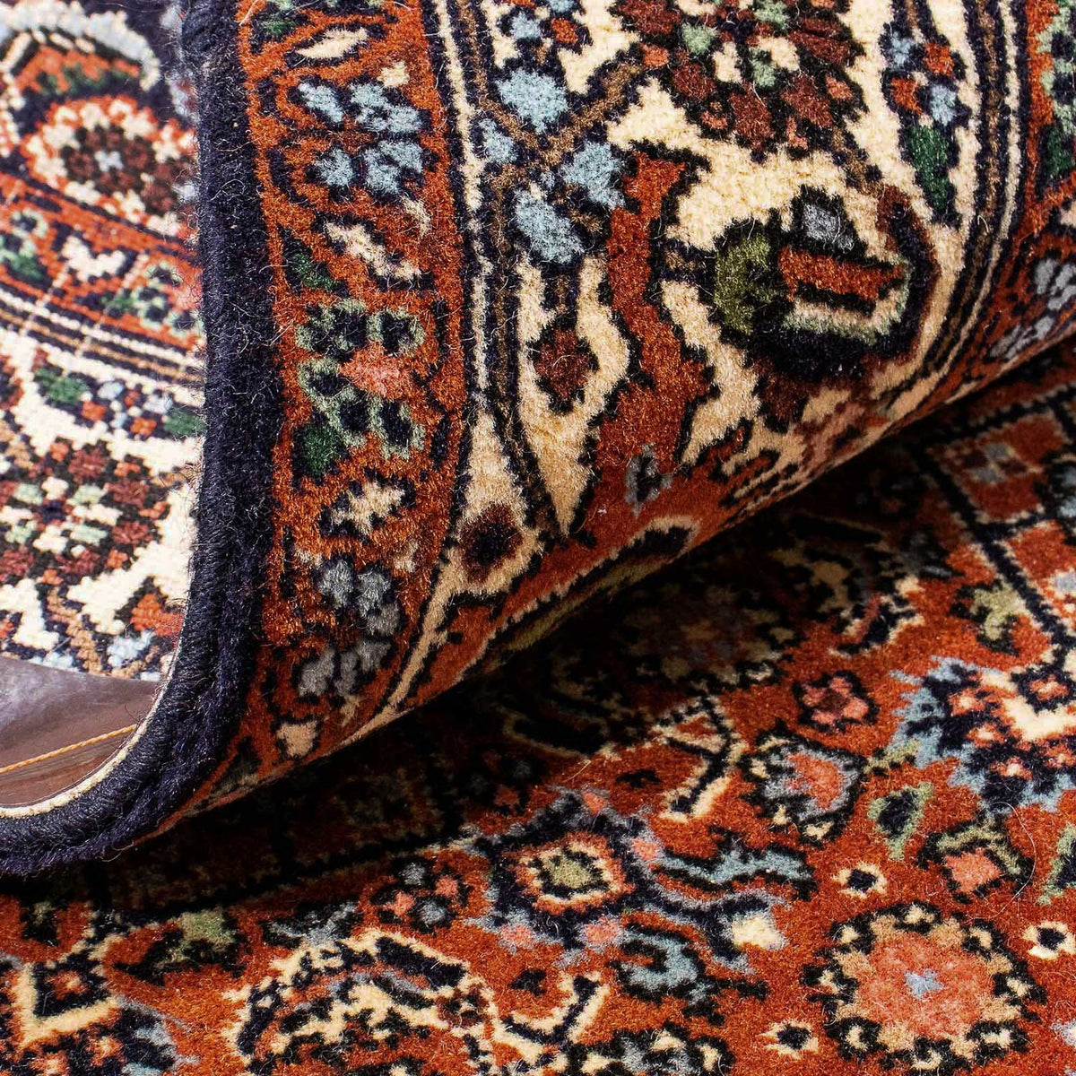 Persisk matta - Bijar - 150 x 108 cm - röd