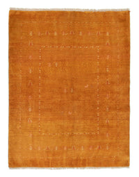 Gabbeh-matta - persisk - 187 x 147 cm - guld