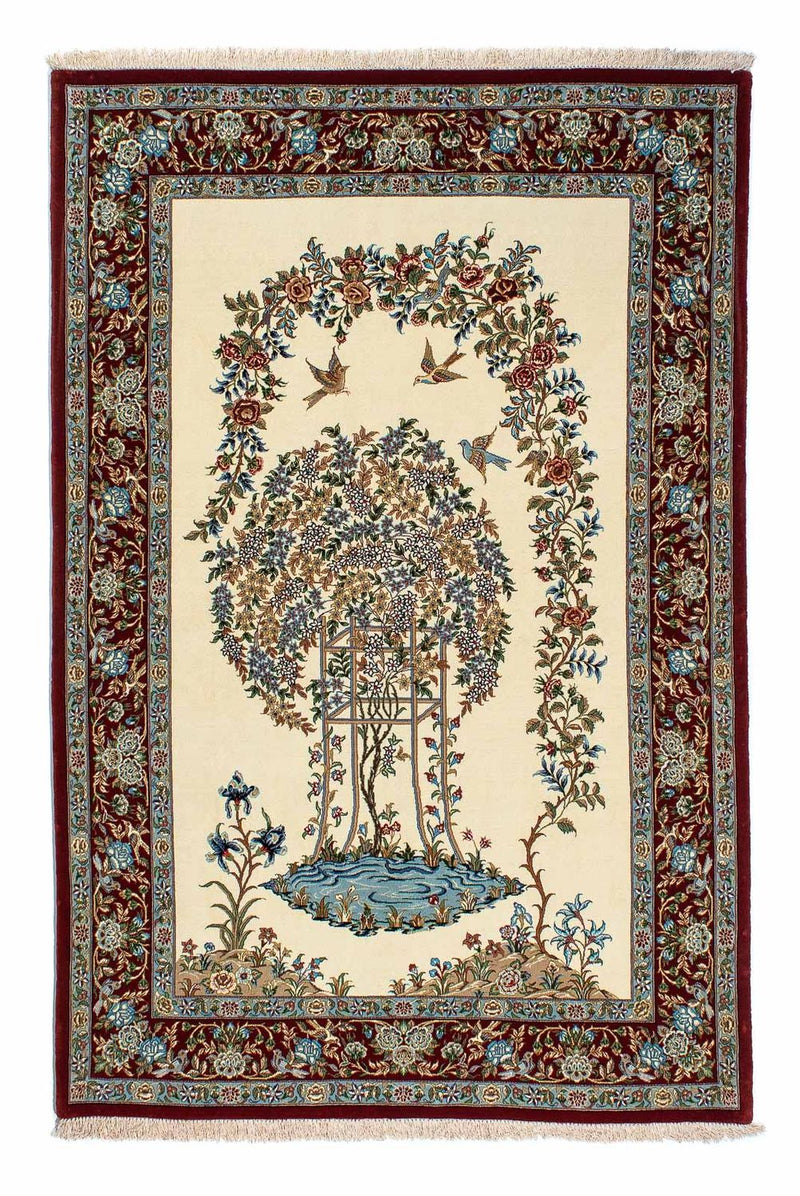 Persisk matta - Ghom - 205 x 135 cm - beige