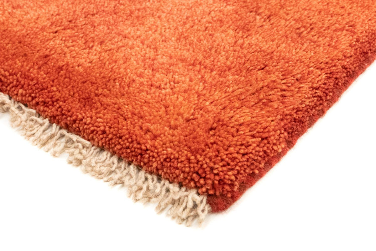 Gabbeh-matta - persisk - 138 x 69 cm - ljusröd