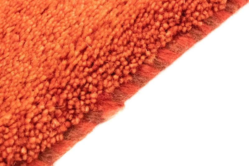 Gabbeh-matta - persisk - 138 x 69 cm - ljusröd