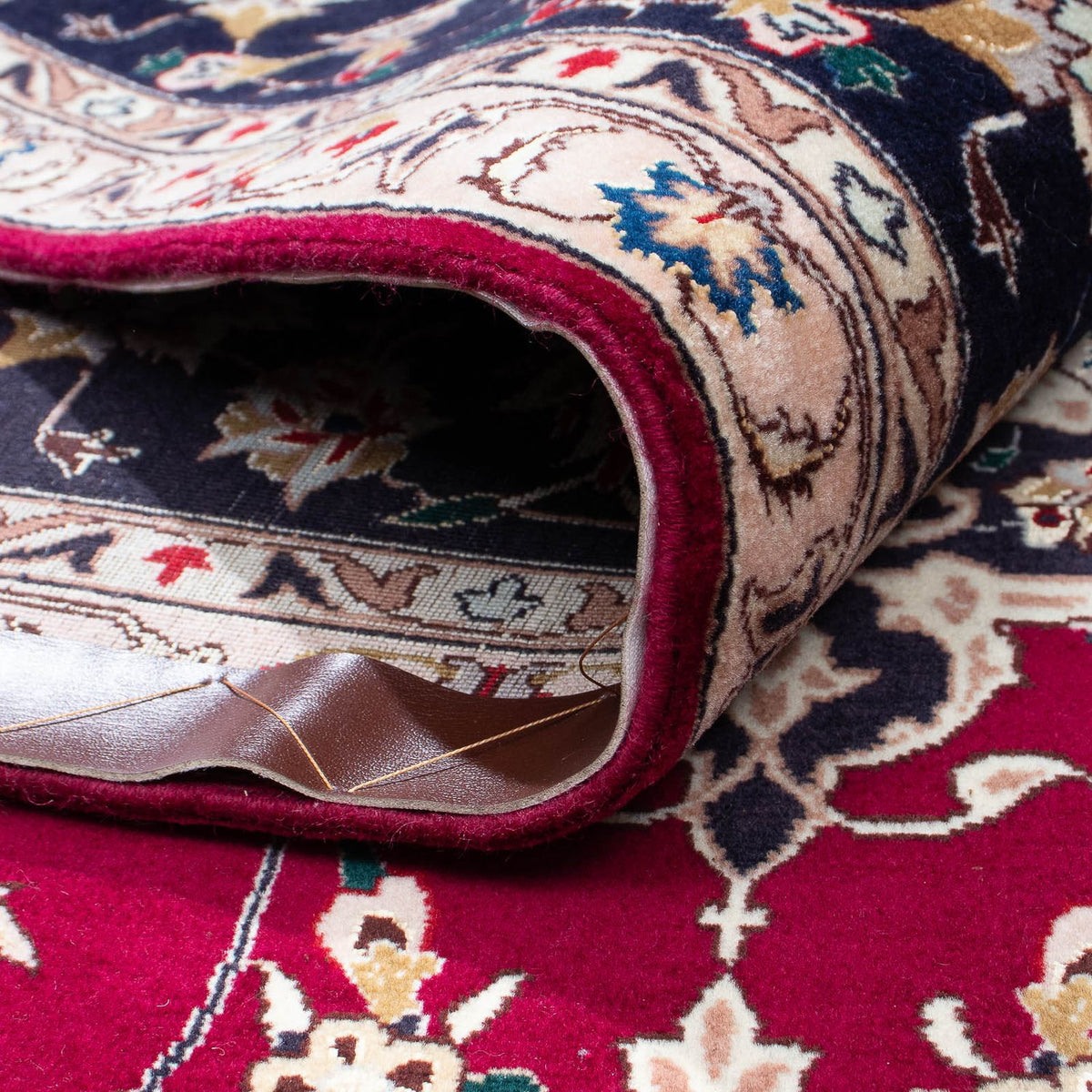 Persisk matta - Tabriz - Royal - 308 x 203 cm - mörkröd