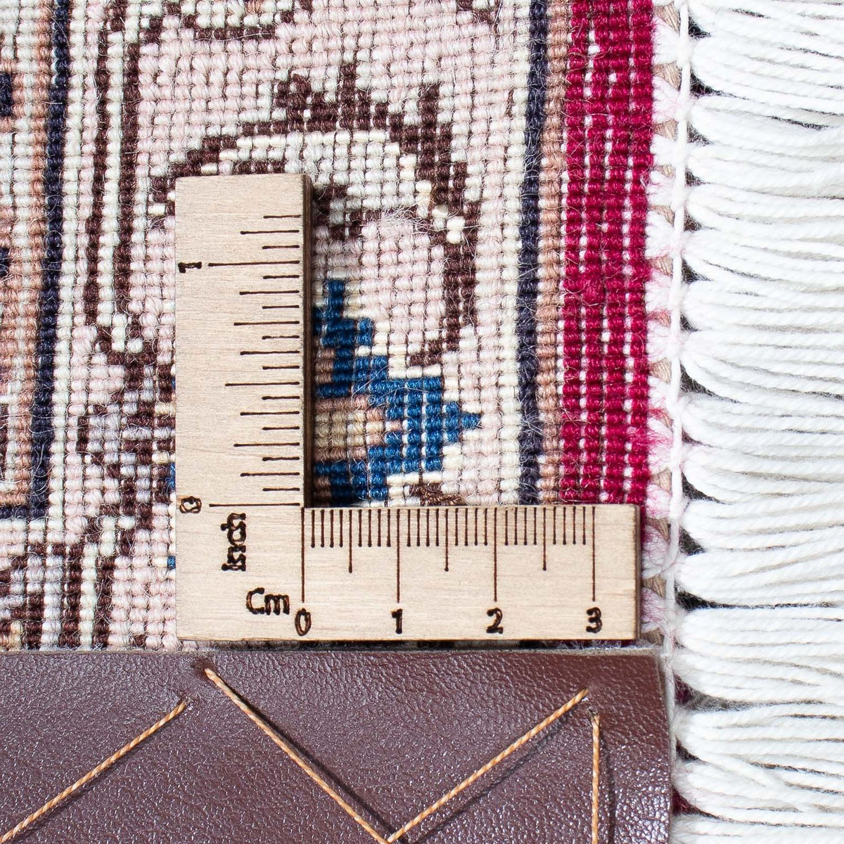 Persisk matta - Tabriz - Royal - 308 x 203 cm - mörkröd