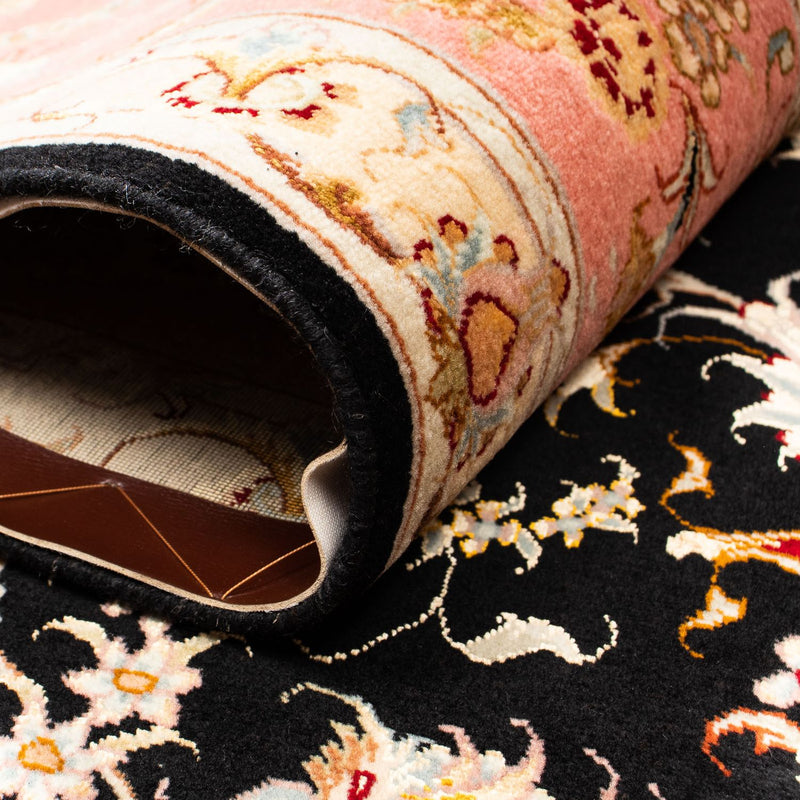 Persisk matta - Tabriz - 297 x 198 cm - mörkblå