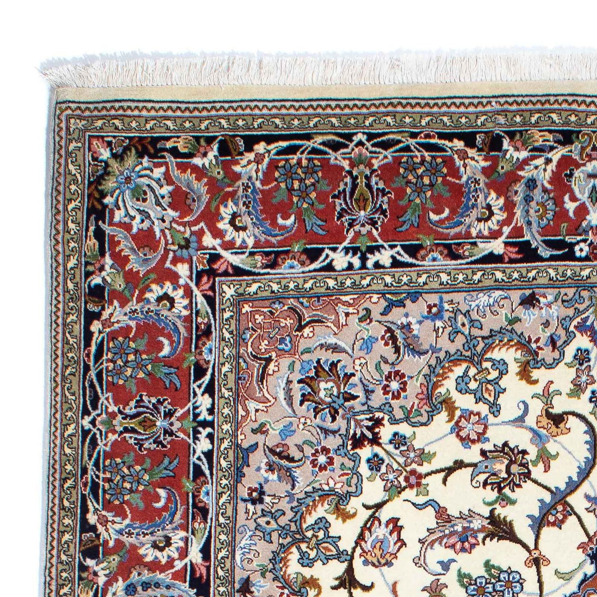Persisk matta - Ghom - 253 x 180 cm - beige