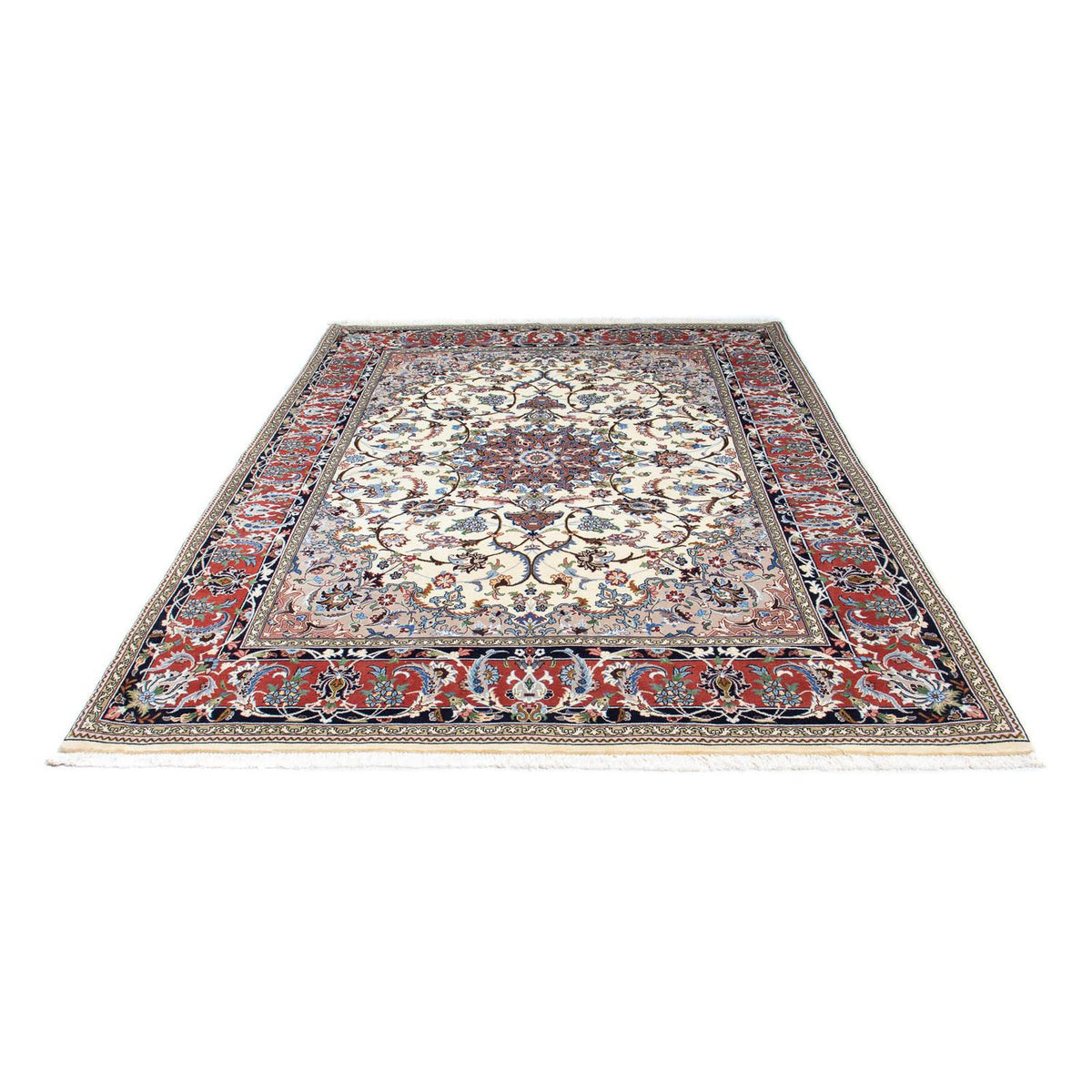 Persisk matta - Ghom - 253 x 180 cm - beige