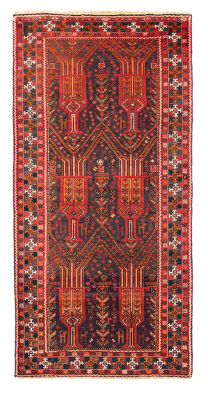 Runner Baluch-matta - 239 x 111 cm - rost