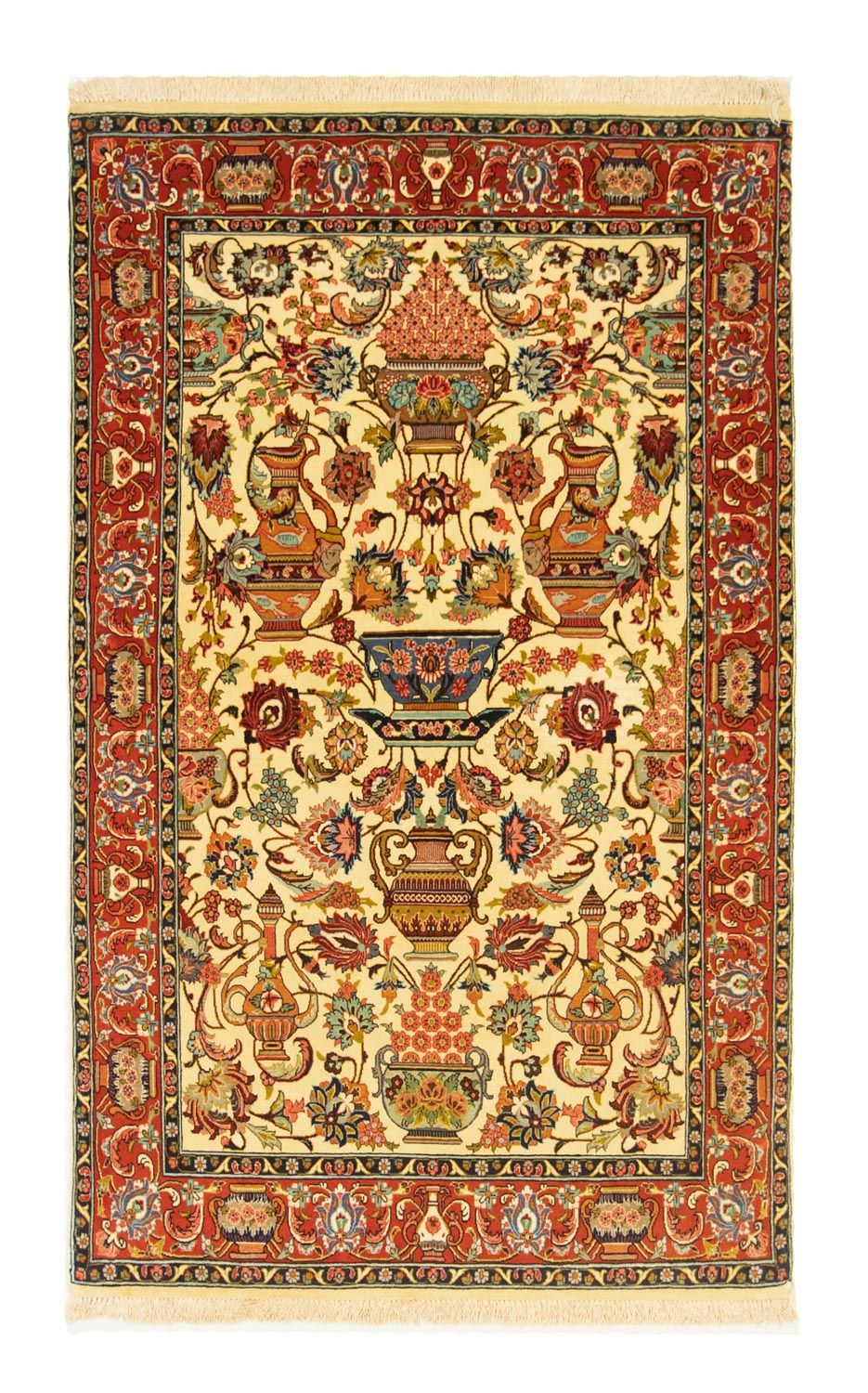 Persisk matta - Ghom - 170 x 104 cm - beige