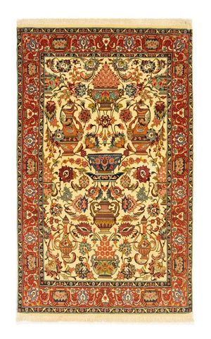 Persisk matta - Ghom - 170 x 104 cm - beige