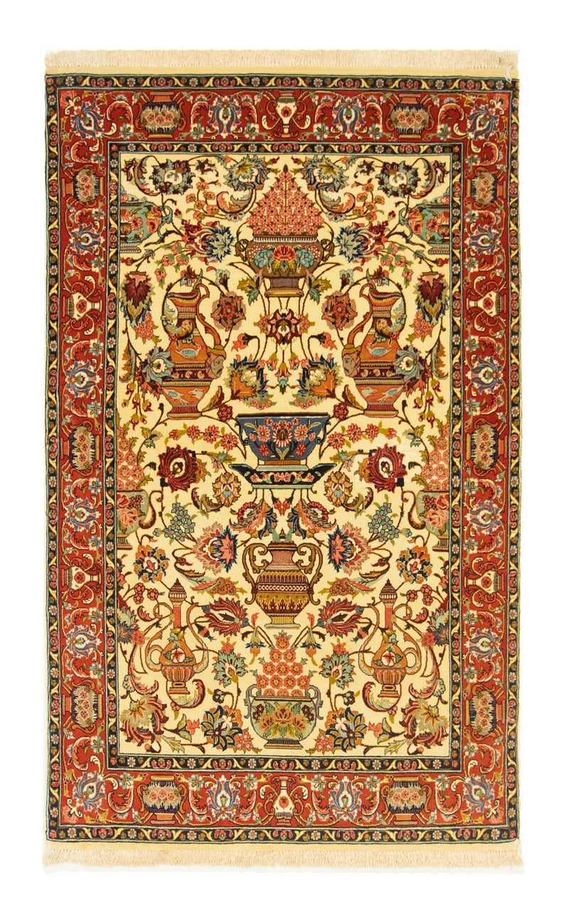 Persisk matta - Ghom - 170 x 104 cm - beige
