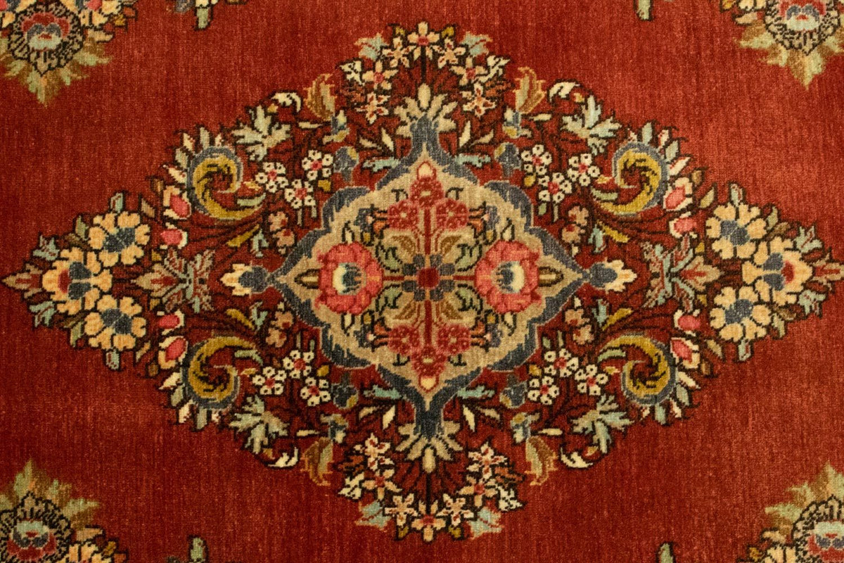 Persisk matta - Ghom - 144 x 100 cm - rost