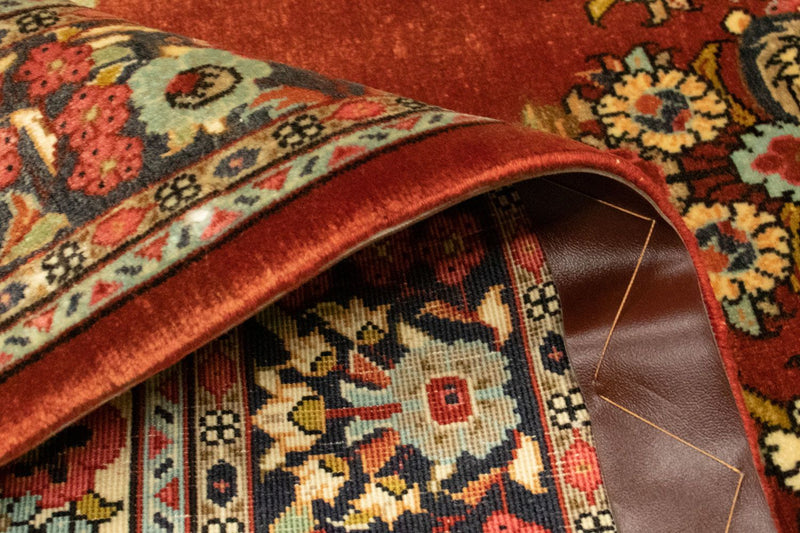 Persisk matta - Ghom - 144 x 100 cm - rost