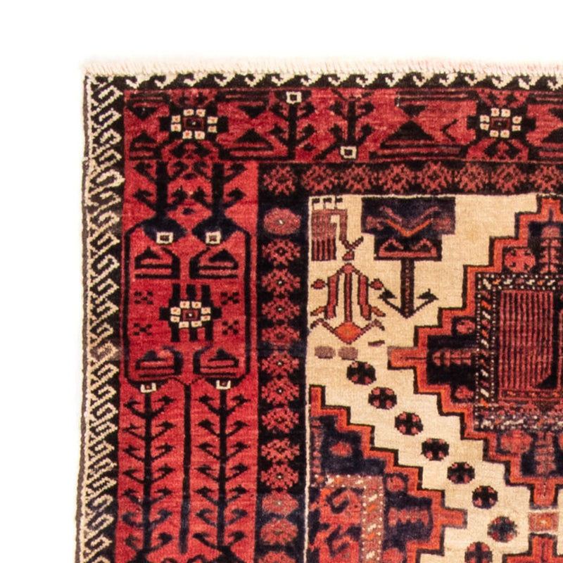 Runner Baluch-matta - 238 x 100 cm - ljusröd