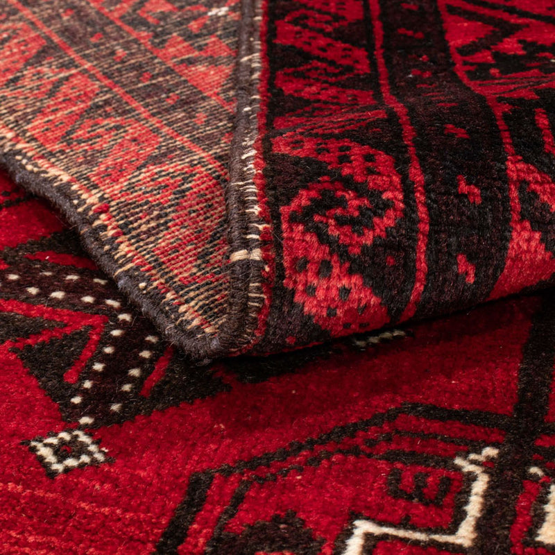 Runner Baluch-matta - 202 x 110 cm - mörkröd