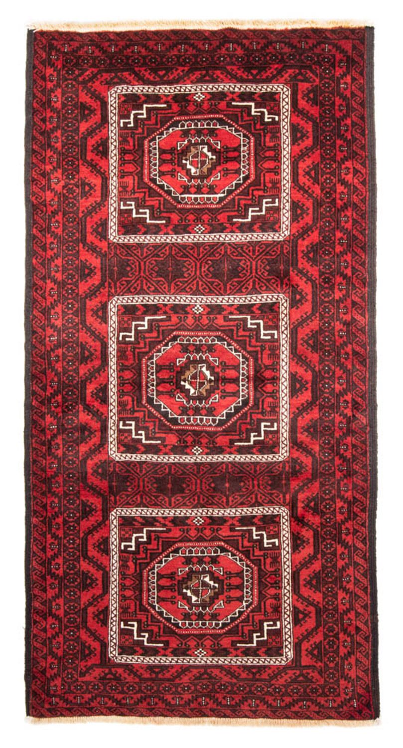 Runner Baluch-matta - 222 x 112 cm - röd