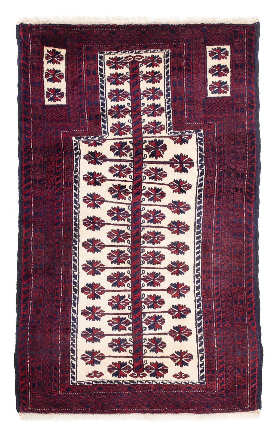 Baluch-matta - 147 x 93 cm - beige