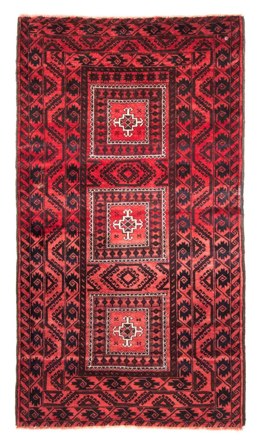 Runner Baluch-matta - 207 x 112 cm - röd