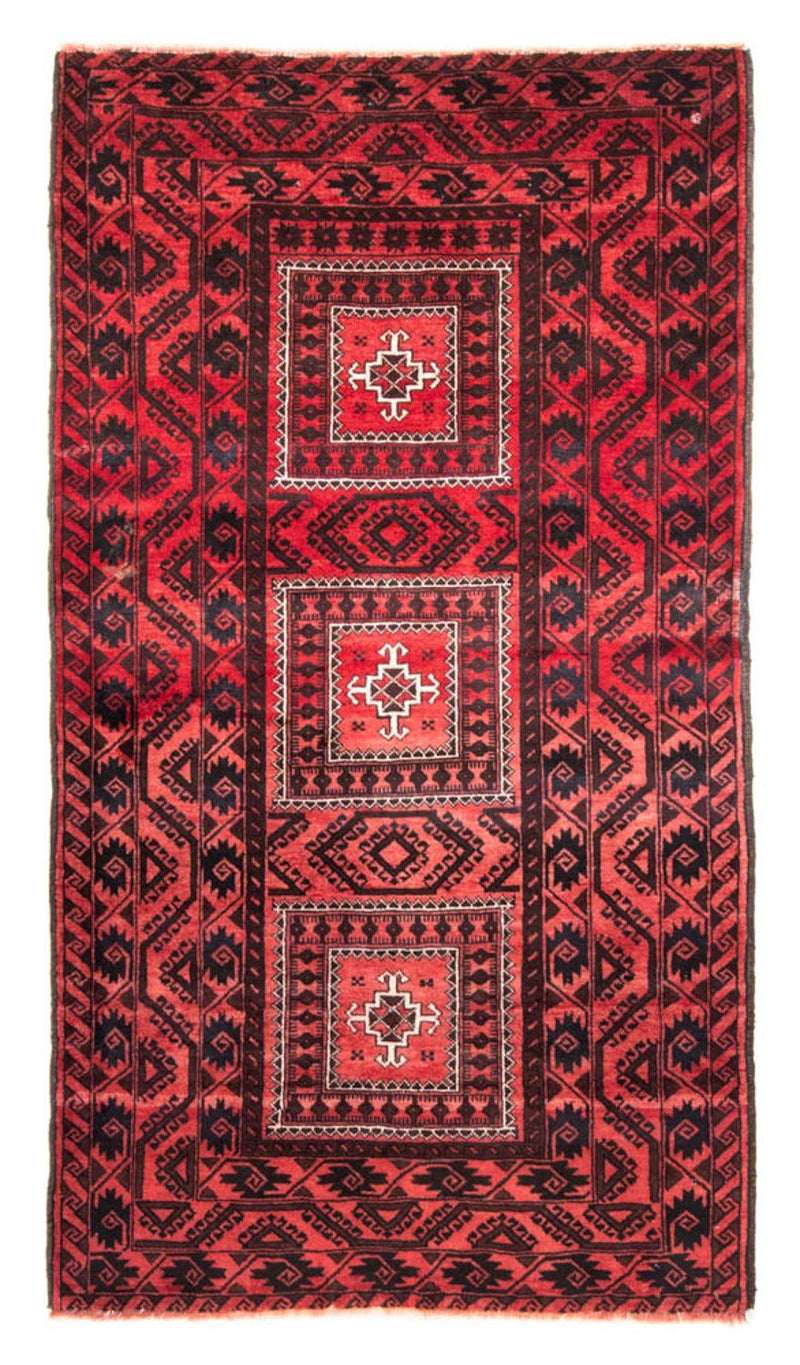 Runner Baluch-matta - 207 x 112 cm - röd