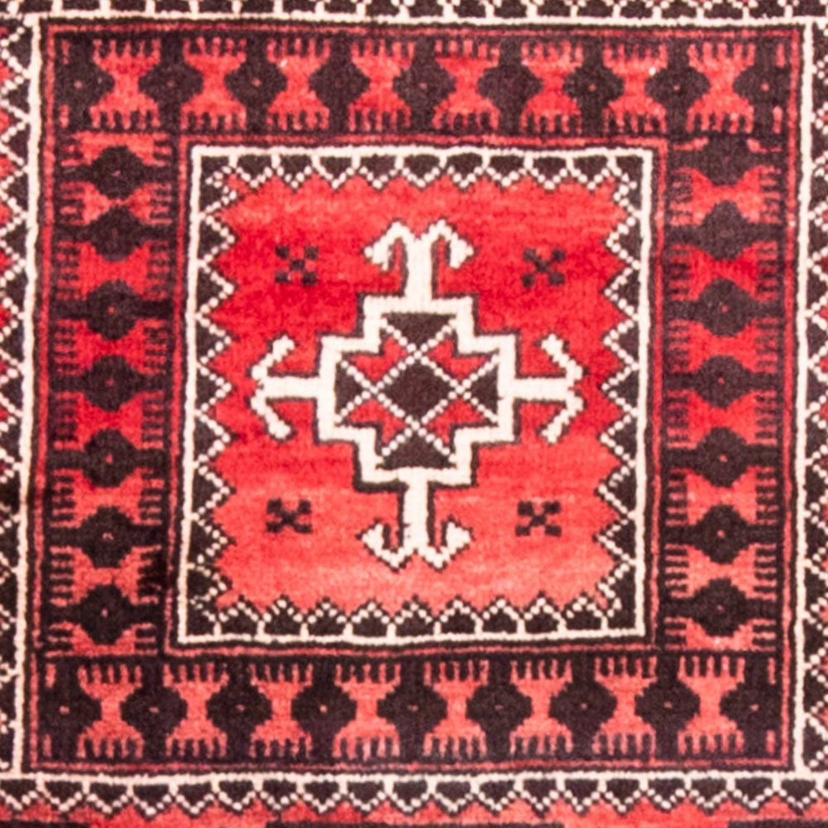 Runner Baluch-matta - 207 x 112 cm - röd