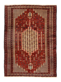 Baluch-matta kvadrat  - 174 x 133 cm - röd