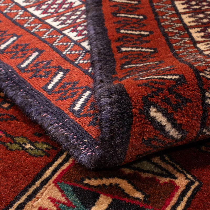 Baluch-matta kvadrat  - 174 x 133 cm - röd