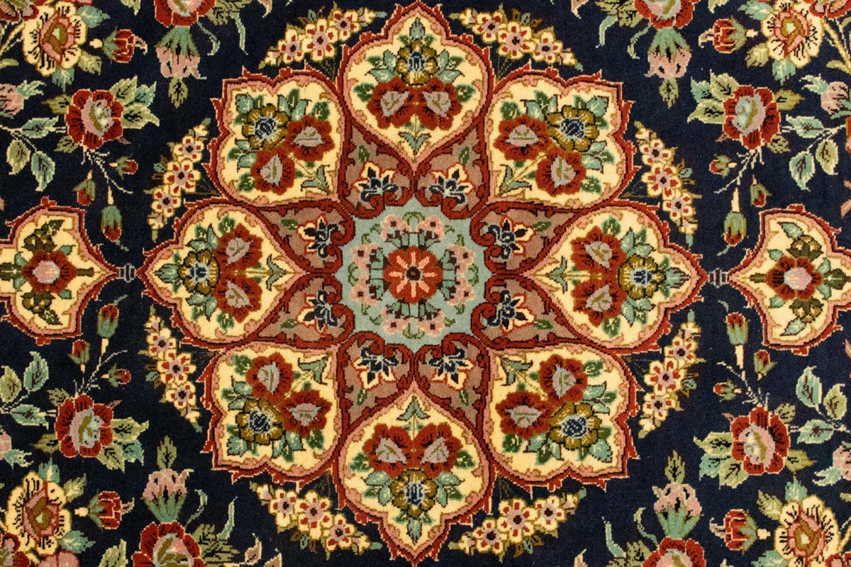 Persisk matta - Ghom - 170 x 108 cm - svart