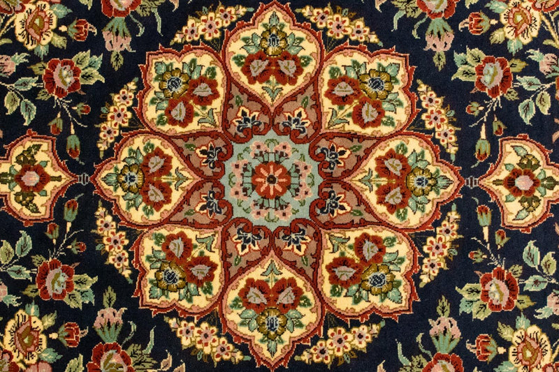 Persisk matta - Ghom - 170 x 108 cm - svart