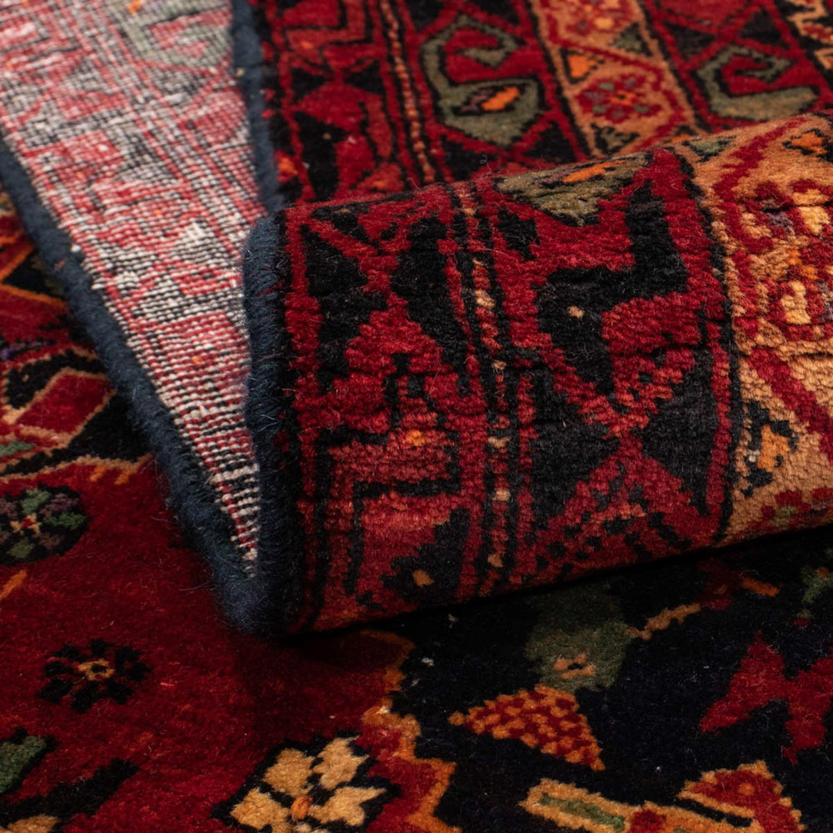 Runner Baluch-matta - 200 x 100 cm - röd