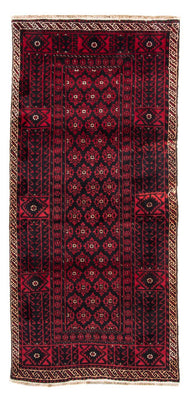 Runner Baluch-matta - 222 x 110 cm - mörkröd