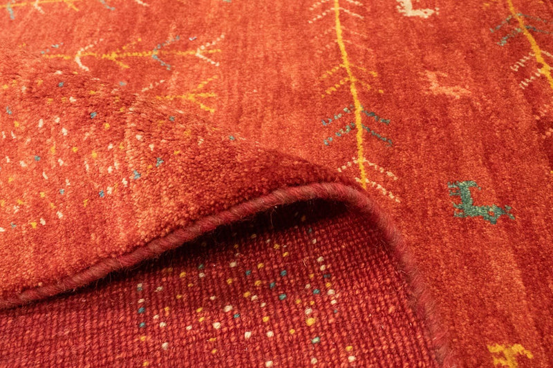 Gabbeh-matta - persisk - 190 x 150 cm - röd