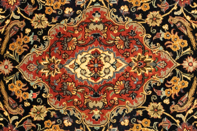 Persisk matta - Ghom - 151 x 103 cm - svart