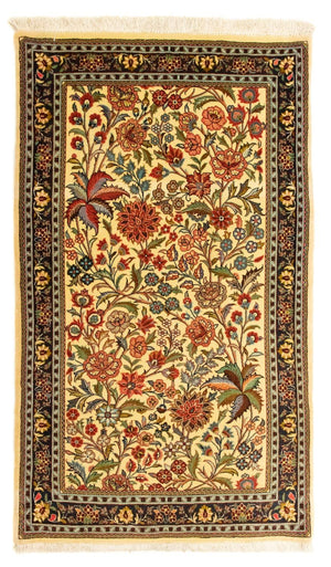 Persisk matta - Ghom - 128 x 77 cm - beige