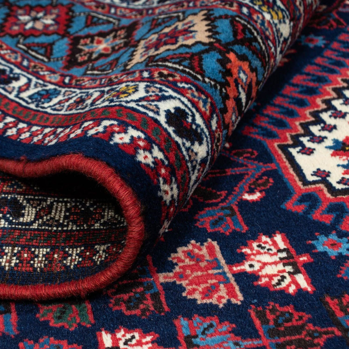 Persisk matta - Nomadic - 313 x 207 cm - mörkblå