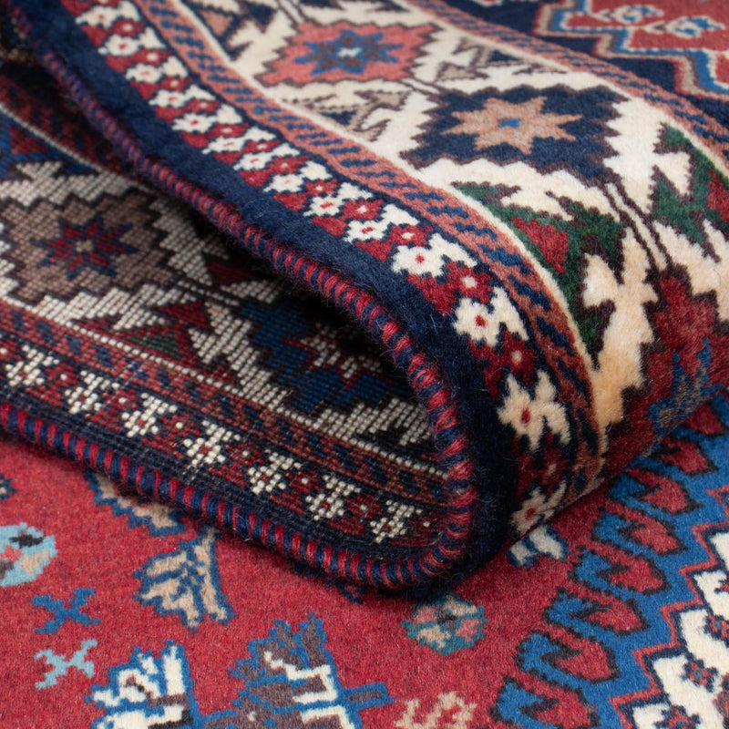 Runner Persisk matta - Nomadic - 210 x 83 cm - mörkröd