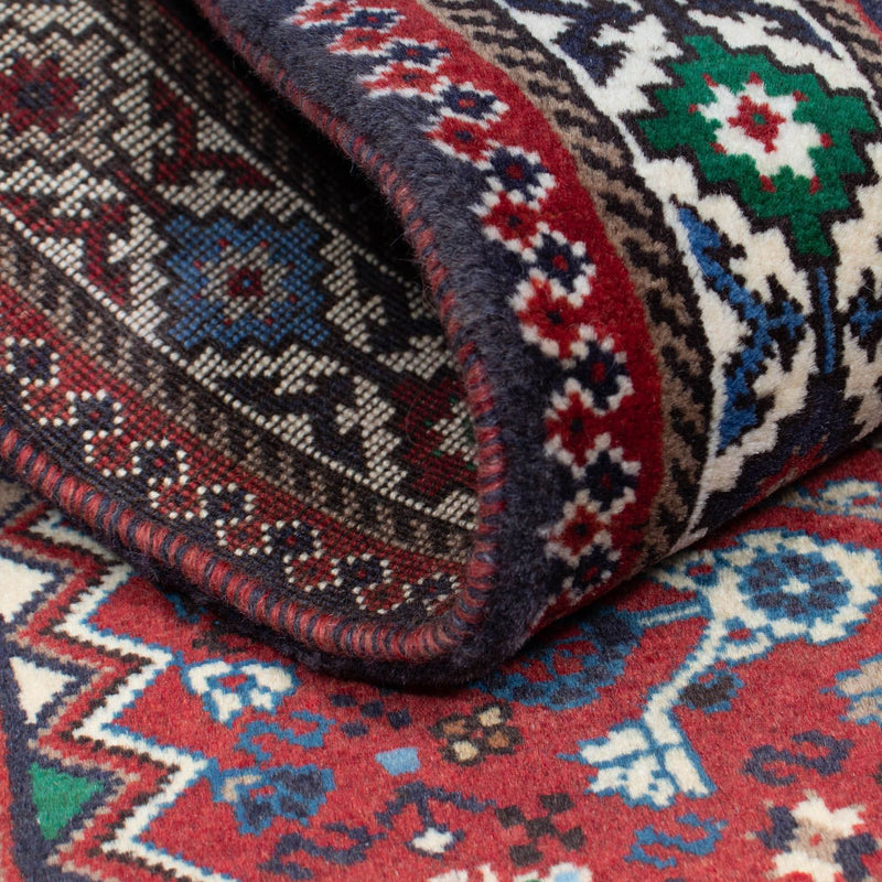 Runner Persisk matta - Nomadic - 198 x 84 cm - mörkröd