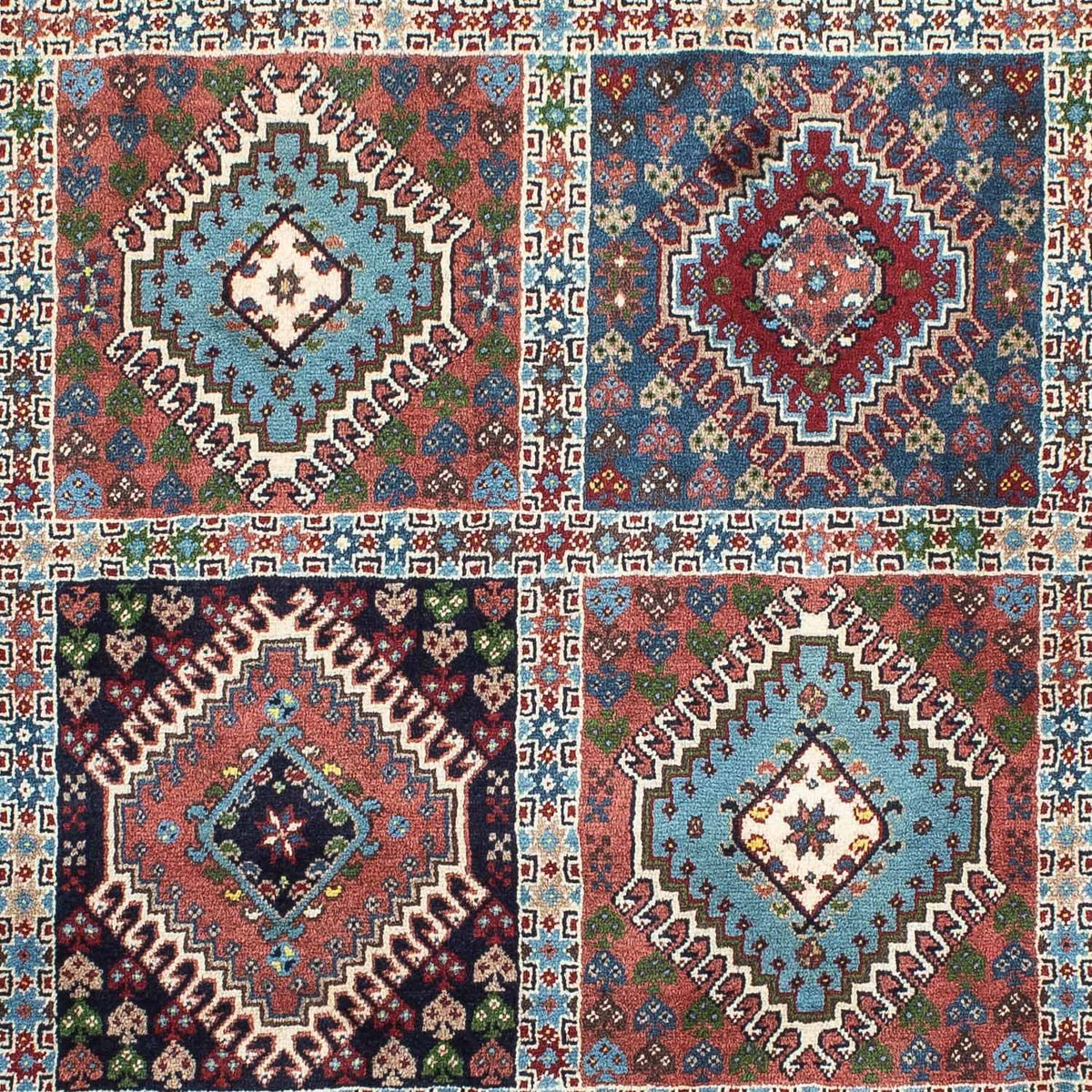 Persisk matta - Nomadic - 142 x 99 cm - ljusröd